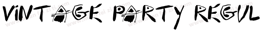 Vintage Party Regula字体转换